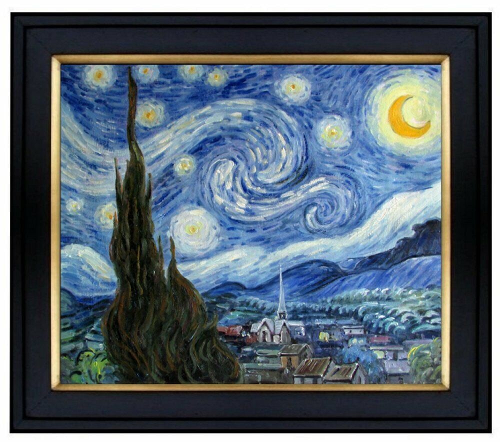 Vincent Van Gogh ( (Dutch, 1853-1890) Oil Painting on Canvas.Famous Masters Works (1 of 3)