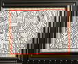 Keith Haring American 1958-1990 Painting on Paper. Pop Art Era.Mixed Media on Paper. Pop Shop Japan