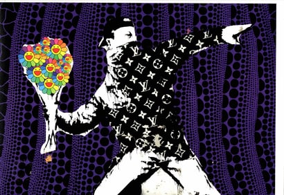 Death NYC Pop Art Graffiti Master Artist Lithography Print W/COA