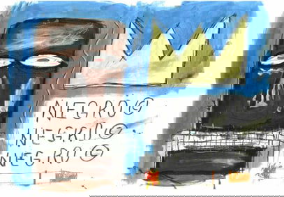 Jean-Michel Basquiat Fine Art Print on Paper.