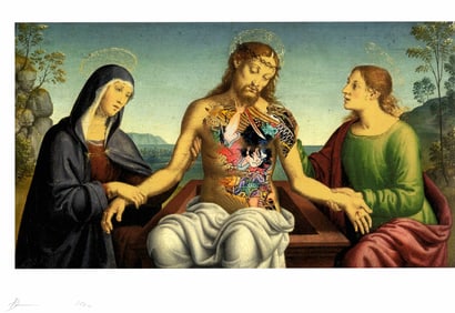 Death NYC Pop Art Graffiti Master Artist Lithography Print W/COA.