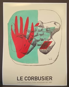Large Le Corbusier Lithograph Print