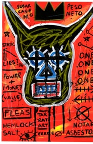 Expressionism Painting Drawing on Cardboard