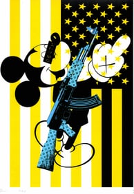 Death NYC Pop Art Graffiti Master Artist Lithography Print W/COA