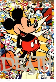 Death NYC Pop Art Graffiti Master Artist Lithography Print W/COA.