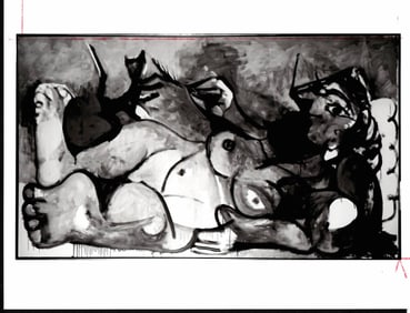 Original Vintage Photography Pablo Picasso Tate Gallery