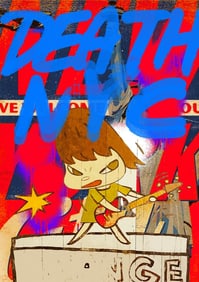 NYC Death Pop Art Lithograph Print W/ COA