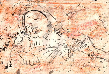 John Singer Sargent Painting Drawing Signed and Stamped: John Singer Sargent Painting Drawing Signed and Stamped.Size: 9 x 6 1/2 Inches.This item is being sold without any certification.It is being sold in the manner or style of the artist After.Good Condit