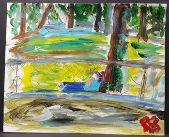 Original N York Street Impressionism Plain Air Painting