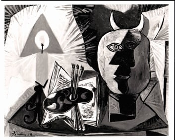 Vintage Photography Pablo Picasso Still Lifes Painting