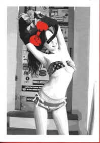 Death NYC Pop Art Lithograph W/ COA Gold Seal