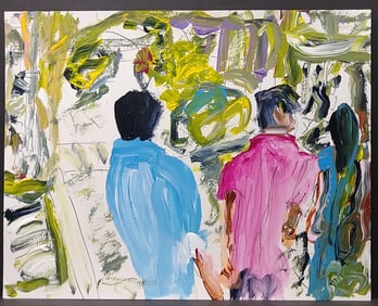 Original N York Street Impressionism Plain Air Painting