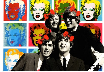 Death NYC Pop Art Graffiti Master Artist Lithography Print W/COA