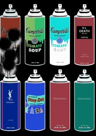 NYC Death Pop Art Lithograph Print W/ COA