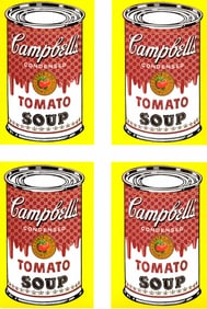 Pop Art Lithograph Art Print Warhol Tomato Soup