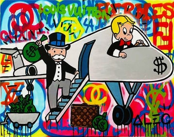 Pop Art Modern Print. Thick Paper White Border