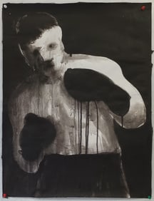 Painting Tribute to The Greatest. Great Boxing Legend Dramatic Style