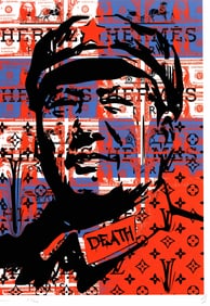 Death NYC Pop Art Graffiti Master Artist Lithography Print W/COA.