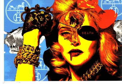 Death NYC Pop Art Graffiti Master Artist Lithography Print W/COA.