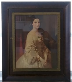 Vintage 1959 Noble woman Framed Print