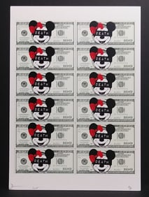 NYC Pop Contemporary Art Lithograph Print W/Certificate