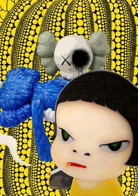 NYC Death Pop Art Lithograph Print W/COA