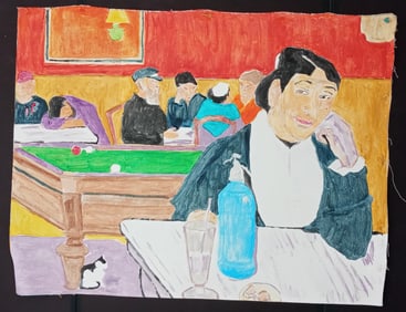 Paul Gauguin Unsigned Painting on Canvas