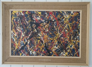 Jackson Pollock Abstract Expressionist Painting