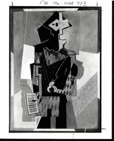 1992 Photography Pablo Picasso Harlequin with Violin