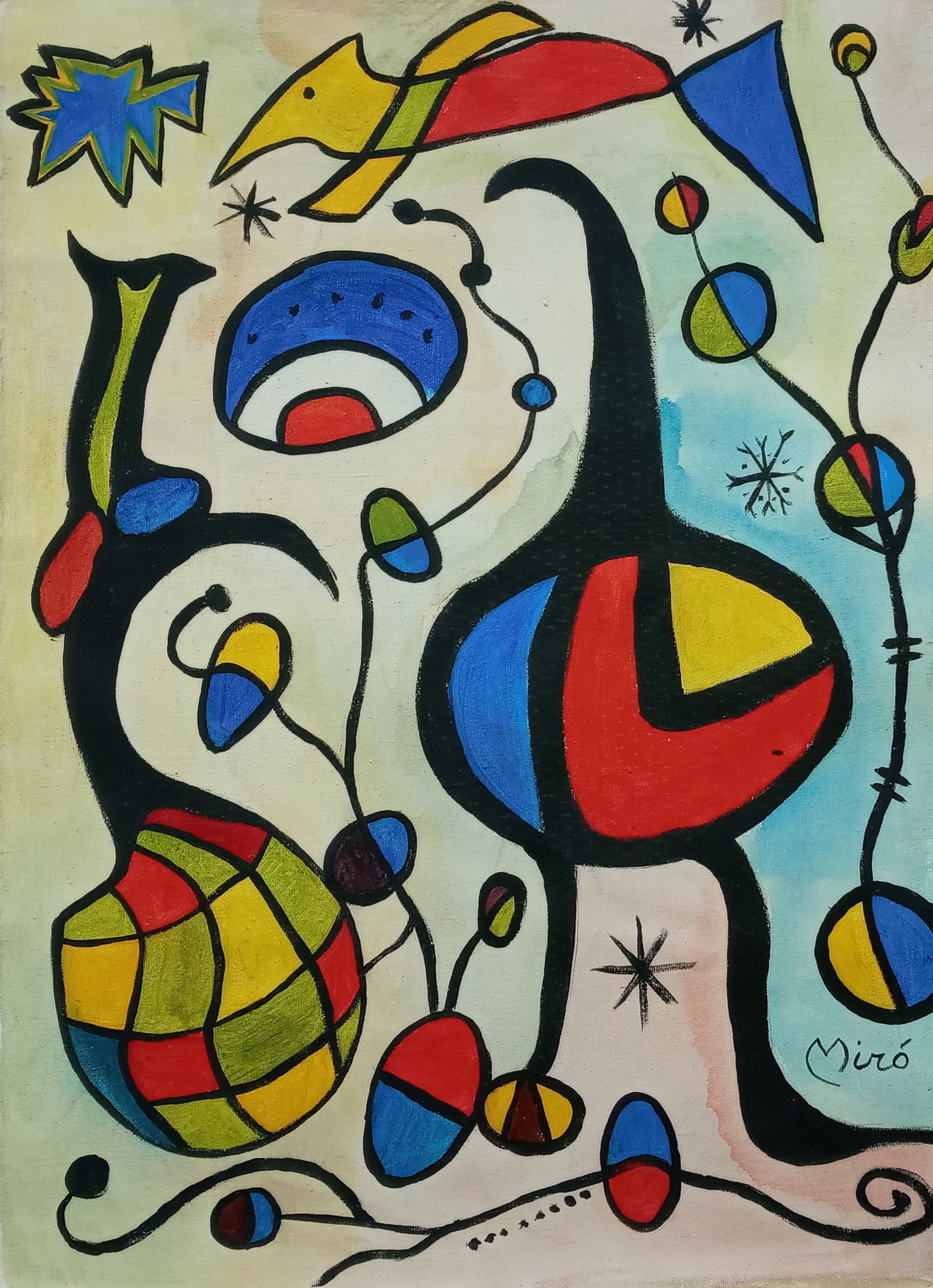 Fine Art Miro Print  Paper. (1 of 1)
