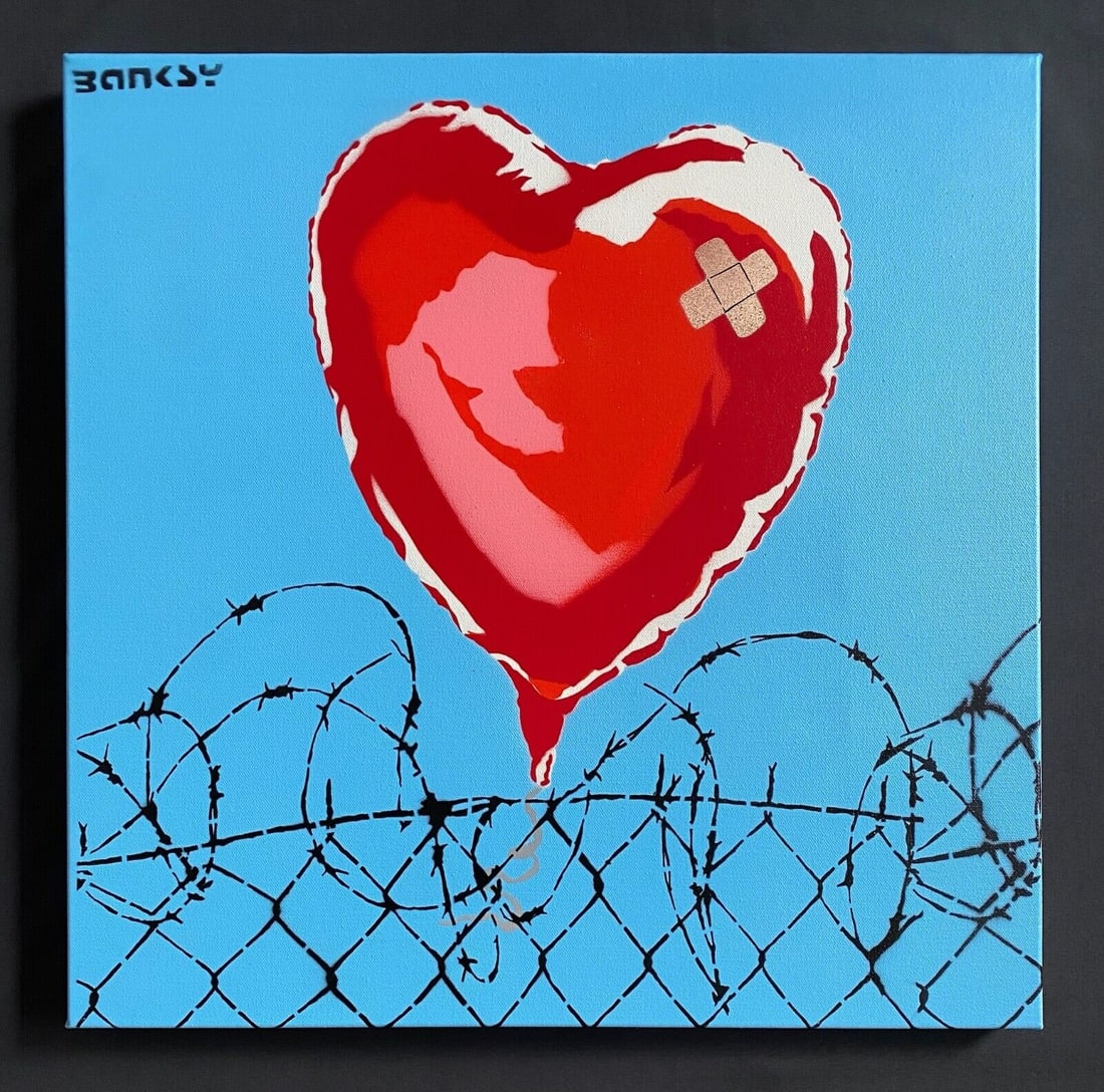 Banksy Rare Large Dismaland Painting 2015 with paperwork (1 of 6)