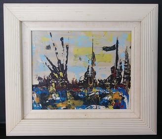 Massachusetts Coastal Marine Plain Air Painting