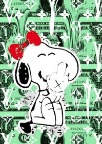 NYC Death Finger Snoop Pop Art Lithograph Print W/COA