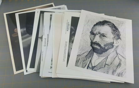 Mixed Lot Different Topic Old Movie Scene People Art