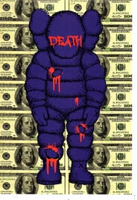 New York Death Pop Art Lithograph Print W/COA