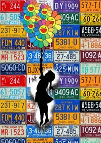 NYC Death Pop Art Lithograph Print W/COA