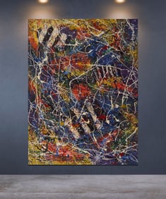 XXL Abstract Painting on Canvas.Abstract,Modern