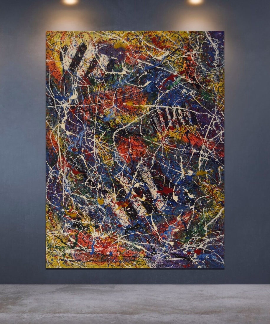 XXL Abstract Painting on Canvas.Abstract,Modern (1 of 8)