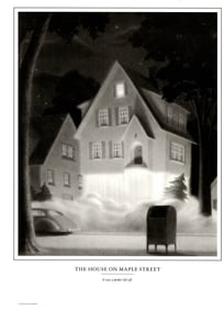 Original Print.A Strange Day in July by the American author Chris Van Allsburg