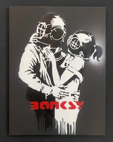 Banksy Dismaland painting 2015 With paperwork