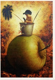 Maikel Herrera Litho on Thick Paper