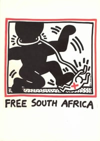 Keith Haring 1985 N.York Fine Art Print. Ink on Paper