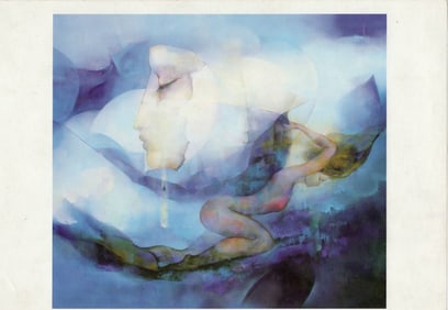 Ernesto Garcia Pena Litho on Thick Paper