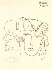 Pablo Picasso Fine Art drawing/print Ink on Paper