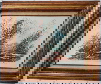 Vintage Oil Painting on Canvas Framed (1 of 4)