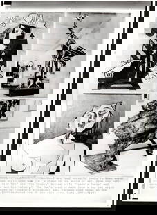 1973 Photo Picasso Works: 1973 Photo Picasso Works Photo size:11 x 8 inches Provenance: New York-Based Photography Collector & Curator -Collection of Rare Photographs. Photo may have bent corners and damaged. Please