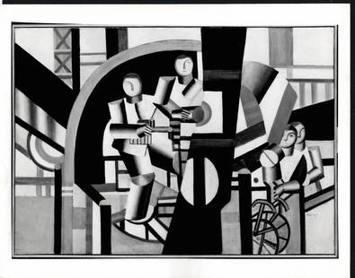 1995 Photo Joseph Fernand HenriLeger Painter Sculptor: 1995 Photo Joseph Fernand HenriLeger Painter Sculptor-Metropolitan Museum Photo size:10 x 8 inches Provenance: New York-Based Photography Collector & Curator -Collection of Rare Photographs. 