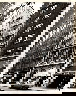 Friars Pub 55th Street NYC Monsignore Restaurant Photo: Friars Pub 55th Street New York City Monsignore Restaurant Photography Large Photo Approx Size: 10 x 8 inches.Provenance: New York-Based Photography Collector & Curator -Collection of Rare Photographs