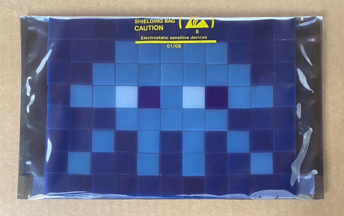 Invader – Invasion Kit No. 11, BLUE: Title: Invader – Invasion Kit No. 11, BLUE Artist: Invader (French, b. 1969) Year: 2009 Medium: Ceramic tile mosaic Edition: Limited edition of 150 Dimensions: 6 1/4 x 8 1/2 in. (15.9 x 21.6 cm) Con