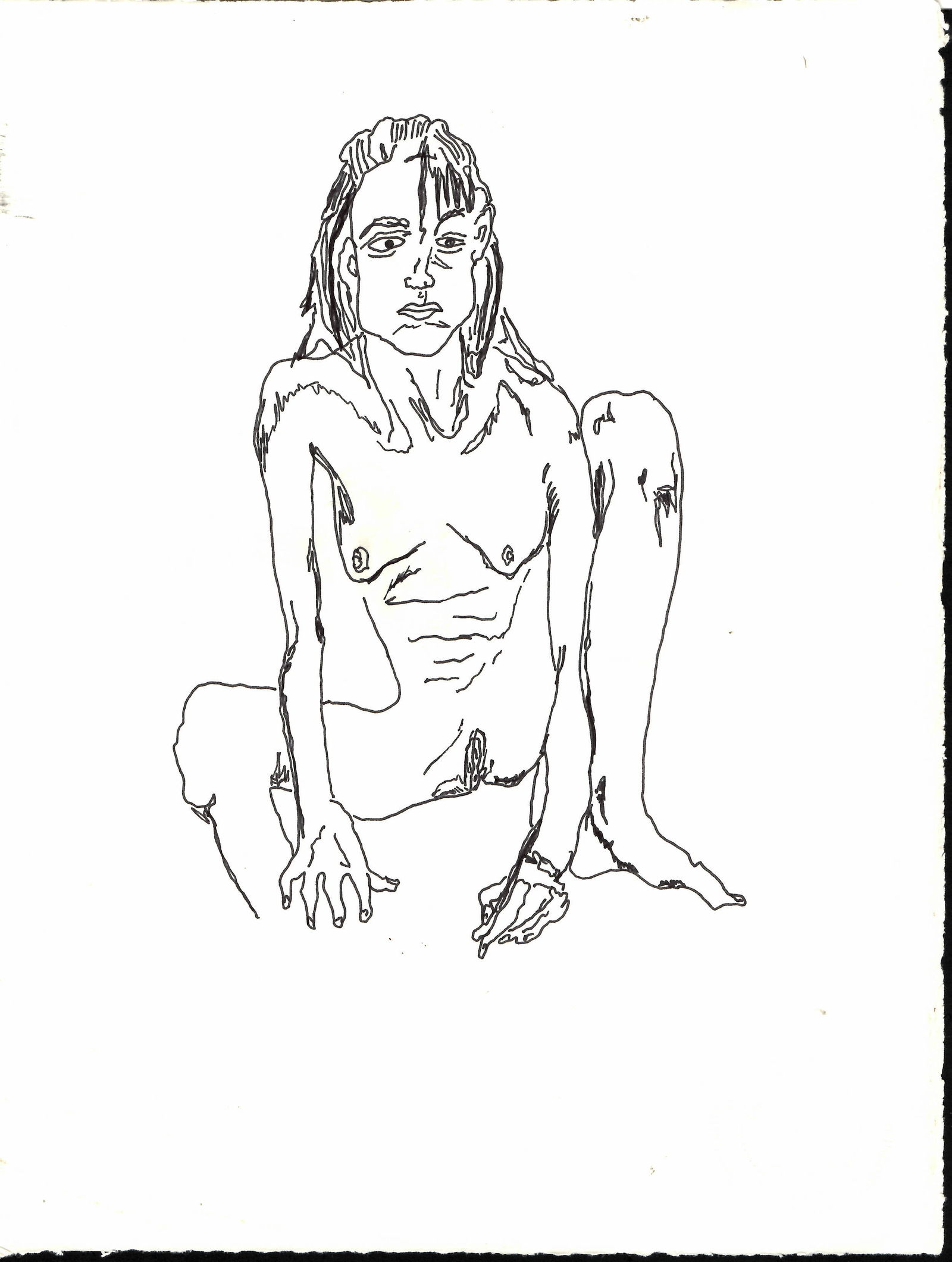 Egon Schiele Drawing ink on Paper.Embossed Stamp: Egon Schiele Drawing ink on Paper..Embossed Stamp.Drawing Paper Size: 11 x 8 1/2 Inches. It is being sold in the manner or style of the artist. Good Condition. We pack & Ship for you. We take care of